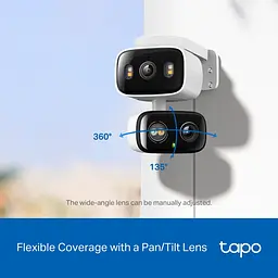 Камера TP-Link IP з подвійним об'єктивом Tapo C246D 3 Мп N300 microSD motion detection - мініатюра 10