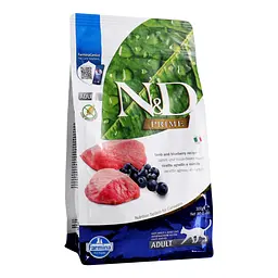 Сухий беззерновий корм для котів Farmina N&D Grain Free Prime Cat Lamb&Blueberry Adult, ягня та чорниця, 300 г - мініатюра 2