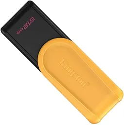 Флеш накопичувач USB 512Gb DataTraveler Exodia S, Black/Yellow Kingston teh0021081 - мініатюра 2