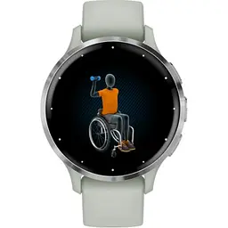 Смарт-годинник Garmin Venu 3S Silver S. Steel Bezel w. Sage Gray Case and S. Band (010-02785-01) - мініатюра 6