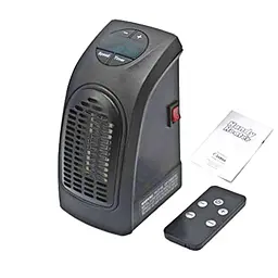 Портативний обігрівач теплик з пультом керамічний тепловентилятор Handy Heater 400 Вт чорний - мініатюра 1
