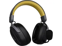 Навушники з мікрофоном Ajazz AHM08 MAX Black/Gray/Yellow (AHM08-MAX-BGY)