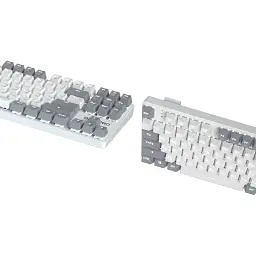 Клавіатура GamePro Genesis Metallic MK110W Red Switches White - мініатюра 4