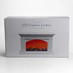 Камін декоративний з LED-підсвіткою 35*11.5*21 см, білий Yiwu 2026-CR-3-2 - мініатюра 8