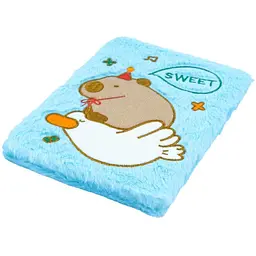 Блокнот А5 ZiBi Capybara 23 Kids Line плюшевий клітинка 80 аркушів (ZB.700044) - мініатюра 4