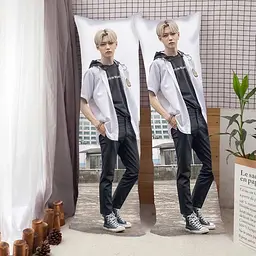 Подушка-обіймашка 3D Stray Kids 01 3750_F 16491 130х40 см
