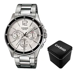 Чоловічий годинник Casio MTP-1374D-7A Сріблястий ( AT1141-0255 )