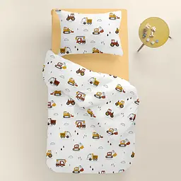 Дитяча постільна білизна Cosas LITTLE BUILDER CS3 110х140см (LittleBuilder_El80-11Honey_140) - мініатюра 2