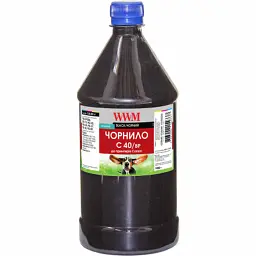 Чорнило WWM Canon PG-40Bk/PG-50Bk/PGI-5Bk 1000г Black pigm. (C40/BP-4)