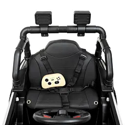 Дитячий електромобіль-джип Bambi M 4198EBLR-1 з музикою та світлом - мініатюра 4