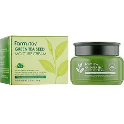 Крем для обличчя FarmStay Green Tea Seed Moisture Cream 100 г - мініатюра 2