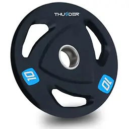 Диск олімпійський THUNDER 10 кг (OLYMPIC-PLATE-10KG)