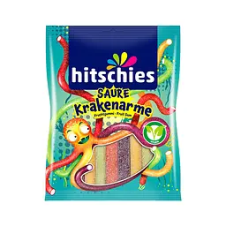 Цукерки жув. Hitschies Saure Krakenarme 125 г