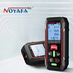 Лазерний далекомір Noyafa NF-270-70m Лазерна рулетка, далекомір, Розрахунок та вимірювання площі та об'єму (19403) - мініатюра 8