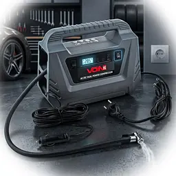 Компресор автомобільний 116psi 10А 25л (12 В DC / 220 В AC) від мережі та прикурювача Автостоп (VC-220 AC / DC) - мініатюра 2
