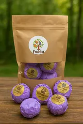 Дубайські Цукерки FruNut 1 шт (Лісові горіхи вафельна крихта тісто катаїфі 3119) фіолетова 39 г 