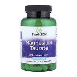 Магний таурат Magnesium Taurate 100 mg - 120 tabs
