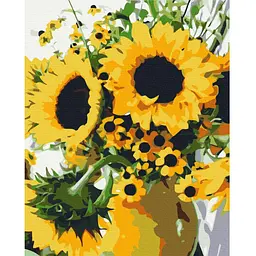 Картина за номерами Brushme Букет соняшників BS52719 40x50 см