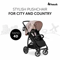 Коляска прогулянкова Hauck Rapid 4D Minnie Mouse Rose - мініатюра 6