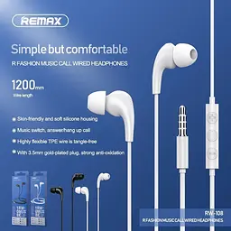 Навушники Remax Music Call Wired RW-108 - мініатюра 3