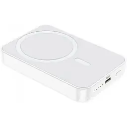 Бездротовий зовнішній акумулятор Borofone BJ25 Plus Reach магнітний 10000mAh білий 6941991105326 - мініатюра 2