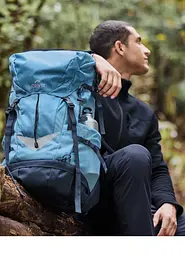 Рюкзак туристичний Crivit 40L 30x24x70 см поліестер Блакитний