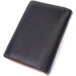 Стильний гаманець для жінок із натуральної шкіри ST Leather 22501 чорний - мініатюра 2