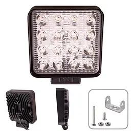 LED Додаткова Фара 110x110x72 мм 48W 6000К 9-36V (WLP-48328)