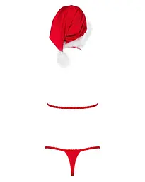 Комплект Obsessive Santastic 3-pcs Set S/M - мініатюра 4