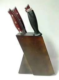 Набір ножів із дамаської сталі Damascus DK-FK 1000 VG-10 сталь 67 шарів 9 предметів - мініатюра 8