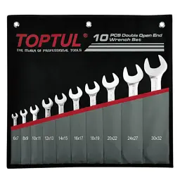 Набор рожковых ключей Toptul 6-32 мм 10 шт GPCJ1001