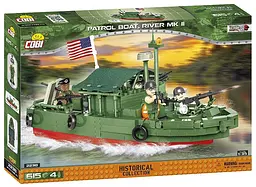 Конструктор COBI Patrol Boat River Mk II (PBR) 1:35 — Американський патрульний катер (615 деталей)