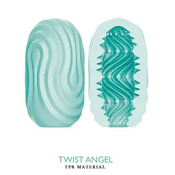 Мастурбатор яйце Pretty Love Twist Angel Cupid X блакитний - мініатюра 3