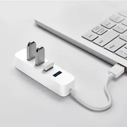 Хаб XiaomiUSB3.0 Line Splitter XMFXQ01-QM White - мініатюра 3