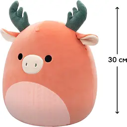 М'яка іграшка Squishmallows Лось Ромелу 30 см (SQCR06686) - мініатюра 6