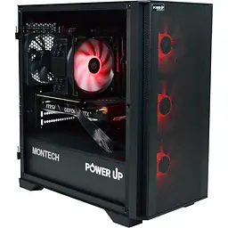 Ігровий комп'ютер Power Up GamePC TOP #385 Ryzen 7 8700F/32 GB/HDD 2 TB/SSD 1TB/GeForce RTX 4060Ti 16 Gb