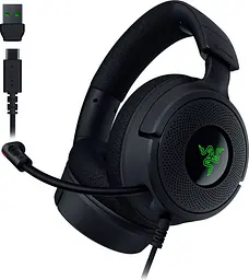 Навушники Razer ігрові Kraken V4 X (RZ04-05180100-R3M1) чорні - мініатюра 8