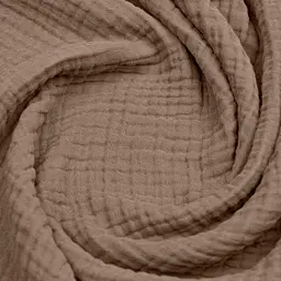 Наволочка Cosas Brown муслінова 40х60 см коричнева (019Muslin_Brown_40x60) - мініатюра 4