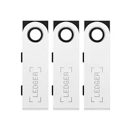 Набір криптогаманців Ledger Family Pack Nano S Matte Black - мініатюра 3