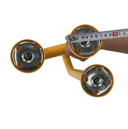 Поручень посилений SanStore з поворотною ніжкою жовтий HS-002A - мініатюра 4