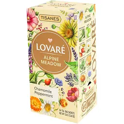 Чай Lovare Tisanes Alpine Meadow бленд трав'яного чаю з плодами та квітами 36 г (24 шт. х 1.5 г) - мініатюра 4