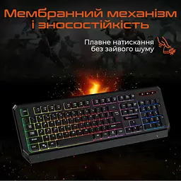 Клавіатура Meetion K9320 USB UA Black (MT-K9320-A-RUA) - мініатюра 4