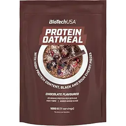 Протеиновая овсянка BiotechUSA Protein Oatmeal Шоколад-вишня 1000 г