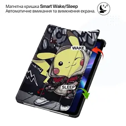 Чохол до планшета BeCover Smart Case Xiaomi Redmi Pad 2 SE 9.7" (2026) Pikachu (715838) - мініатюра 6