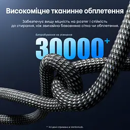 Кабель HDMI Vention ALVHG 2.2 16K 60 Гц 1,5 м сірий (ALVHG) - мініатюра 8