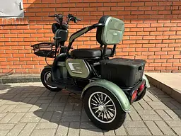 Електроскутер Триколісний Corso Logan (1200W 72V/28Ah) Зелений - мініатюра 7