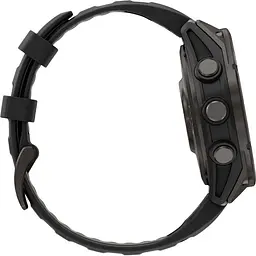 Смарт-годинник Garmin Fenix 8 Pro AMOLED Sapphire 47mm Carbon Gray DLC Titanium with Black/Pebble Gray Silicone Band (010-03198-01) [145042] - мініатюра 7