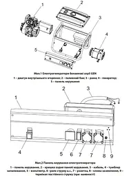 Генератор бензиновий Aruna GEN 6500 START WH - мініатюра 2