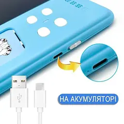 Планшет для малювання з навчальними карточками S5 Blue - мініатюра 4