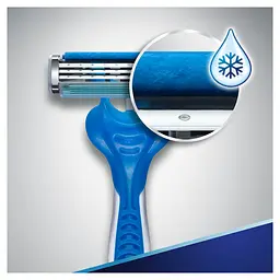 Одноразові станки для гоління Gillette Blue 3 Cool 6 шт. - мініатюра 4